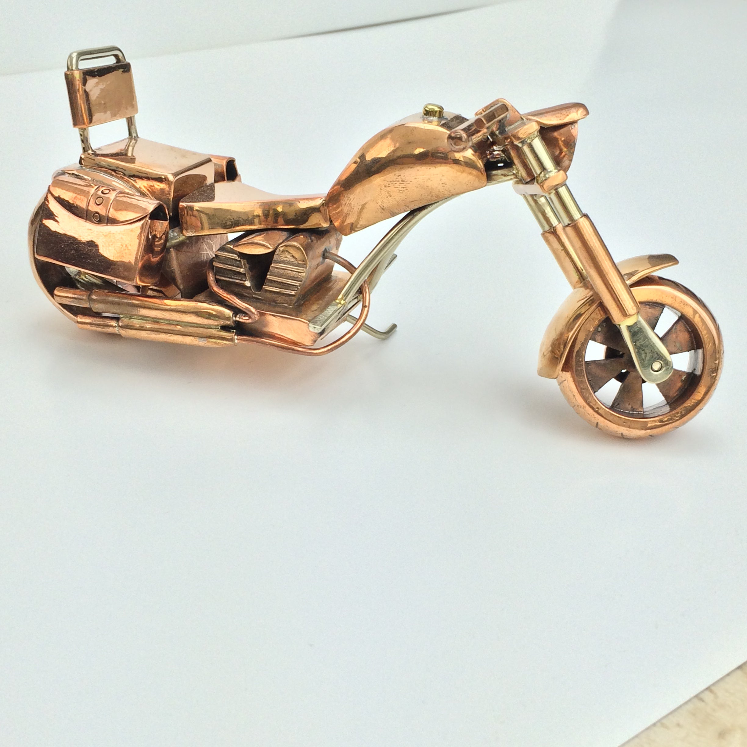 Copper Rider by HPSilver - Hand Crafted Copper Motorcycle - 4080 ...